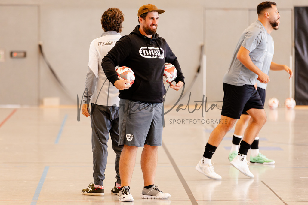 Futsal-Bundesliga, Saison 2025/2026, 4. Spieltag: SC Preußen Münster - SV Pars Neu-Isenburg | Futsal-Bundesliga, Saison 2025/2026, 4. Spieltag, SC Preußen Münster empfängt SV Pars Neu-Isenburg in der Universitäts-Sporthalle in Münster. Foto: sportfotografie.ms | Markus Paletta - Realisiert mit Pictrs.com