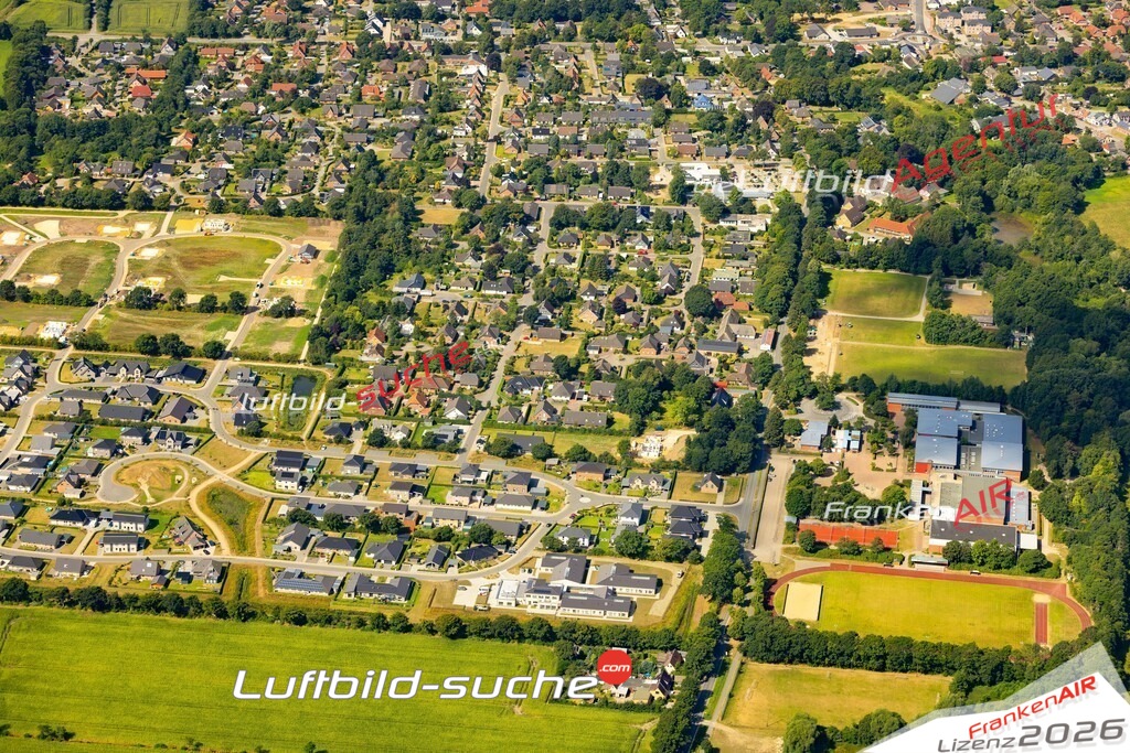 Das Luftbild der Stadt Schafflund wurde 2022 vom Flugzeug heraus erstellt (keine Drohnen-Aufnahmen) Aufnahmehöhe ca.450 Meter- hohe Bildauflösung und Druck-Qualität. Garantiert!