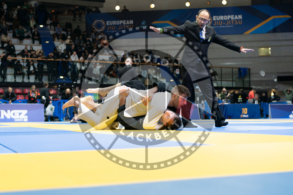 20240119PBB2356 | Fighters compete during the IBJJF European Championship in Paris, France, on January 19, 2024.