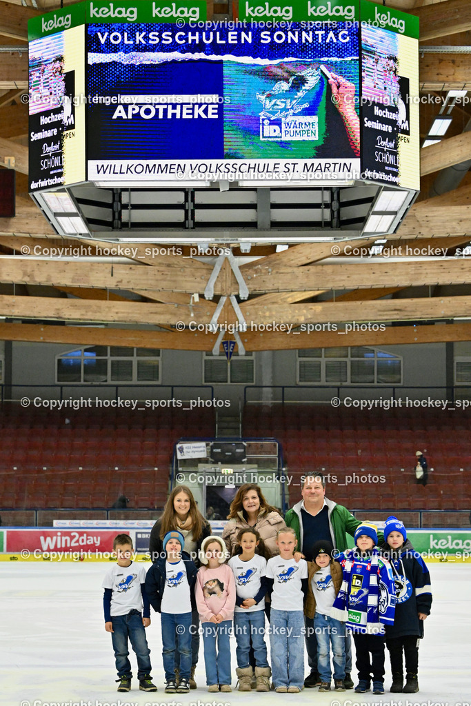 EC IDM WÄRMEPUMPEN VSV vs. Vienna Capitals | Volksschule Spiel, EC IDM WÄRMEPUMPEN VSV vs. Vienna Capitals, EC IDM WÄRMEPUMPEN VSV vs. Vienna Capitals am 16.11.2025 in Villach (Stadthalle Villach), Austria, (Photo by Bernd Stefan)