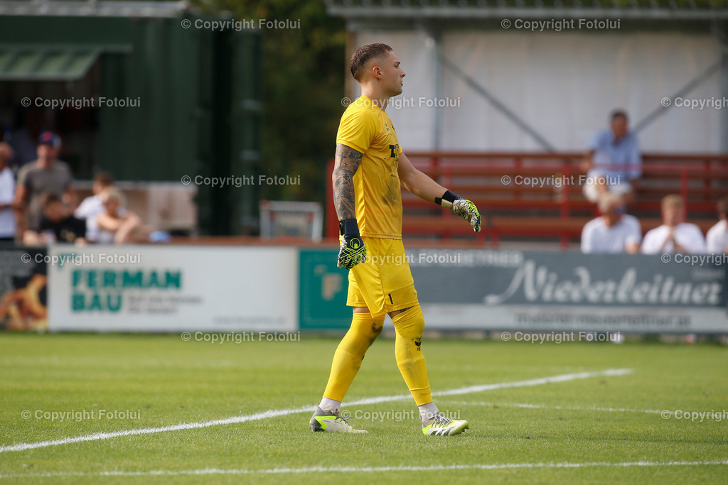 A_LUI_170824_17 | SPORT FUSSBALL LL-OST ASKOE OEDT 1B-ADMIRA LINZ 17.08.2024  IM BILD:  TORHUETER ANTONIO PAVLIC (OEDT)  FOTO:  FOTOLUI
