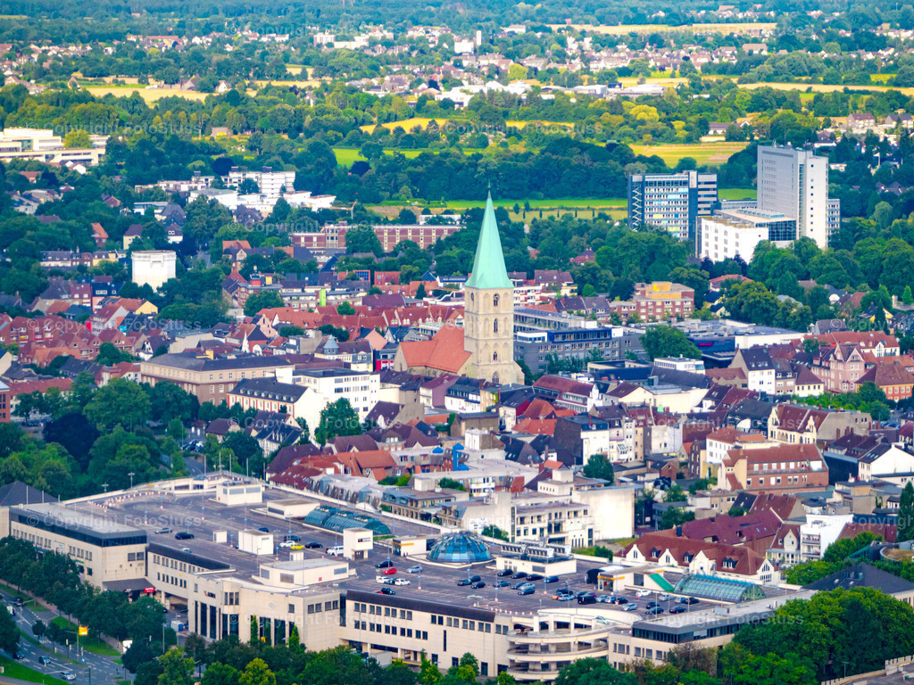 Luftbild der Innenstadt von Hamm Westfalen | Die Innenstadt von Hamm Westfalen aus der Luft fotografiert. - Realisiert mit Pictrs.com