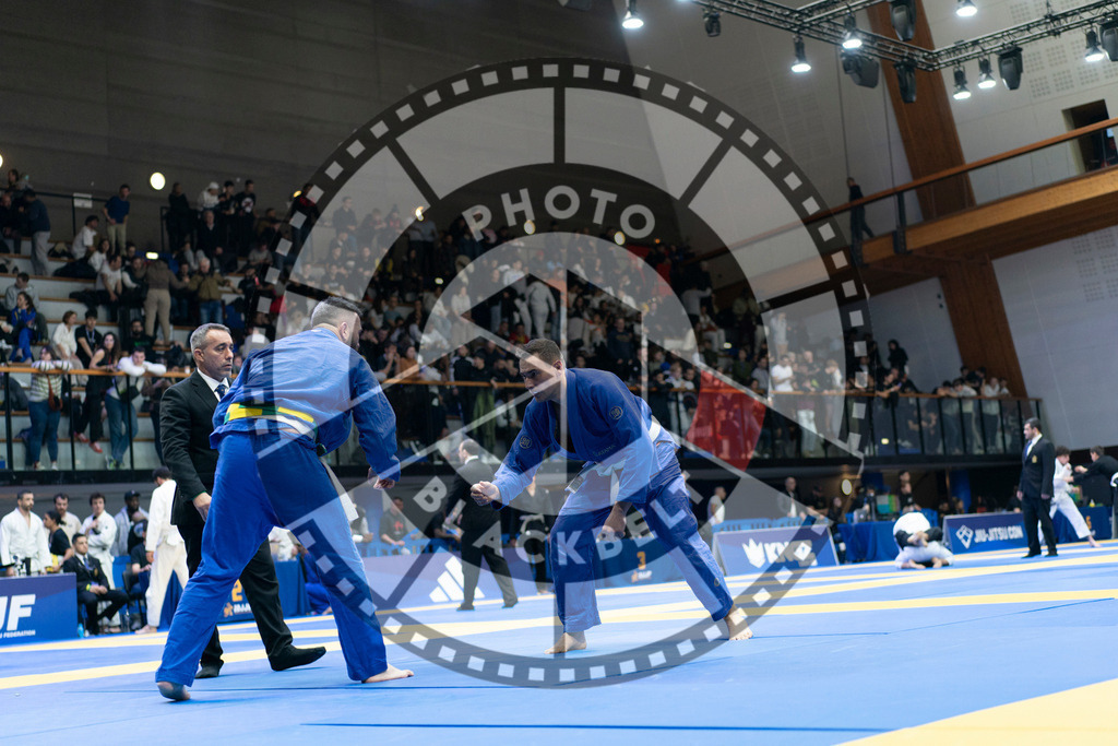 20240119PBB2556 | Fighters compete during the IBJJF European Championship in Paris, France, on January 19, 2024.