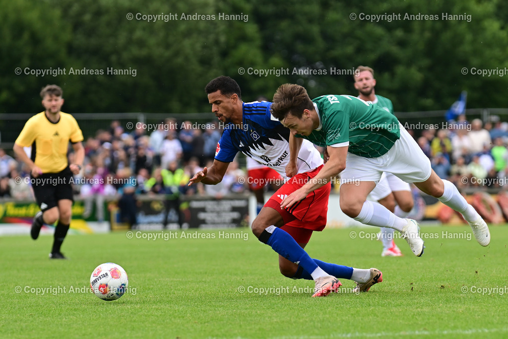 Fußball I Herren I Testspiel  I TSV Elstorf - Hamburger SV I 5.7.2025 | a-hannig - Realisiert mit Pictrs.com