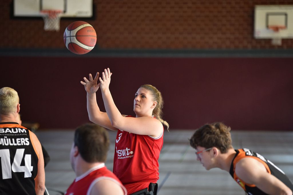 2024-10-26-0277 | RSKV Tuebingen vs. Hannover United 2, Rollstuhlbasketball, 2. Bundesliga Sued, 3. Spieltag, Saison 2024/2025, 26.10.2024, Foto: Ralph Kunze - Realisiert mit Pictrs.com