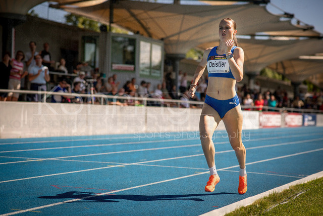 Juniorengala 2026; Mannheim, 13.06.2026 | MANNHEIM, GERMANY - JUNE 13, 2026 :  Helene Deistler (GER/LAC Erdgas Chemnitz) competing in the women’s U20 800m during the Juniorengala 2026 at Michael-Hoffmann-Stadion on June 13, 2026 in Mannheim, Germany.