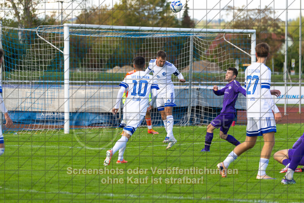 20261010_154502_0388_(c)_by_PhotoPeet | #,1.FC Eislingen (weiß) vs. TSV Bernhausen (lila), Fussball, Landesliga 2 - wfv, 11. Spieltag, Saison 2026/2027, Rasenplatz, Eichbachstation, Haldenstraße, 73054 Eislingen, 10.10.2026 - 15:30 Uhr,Foto: PhotoPeet / Sport- &amp; Eventfotografie / Peter Harich