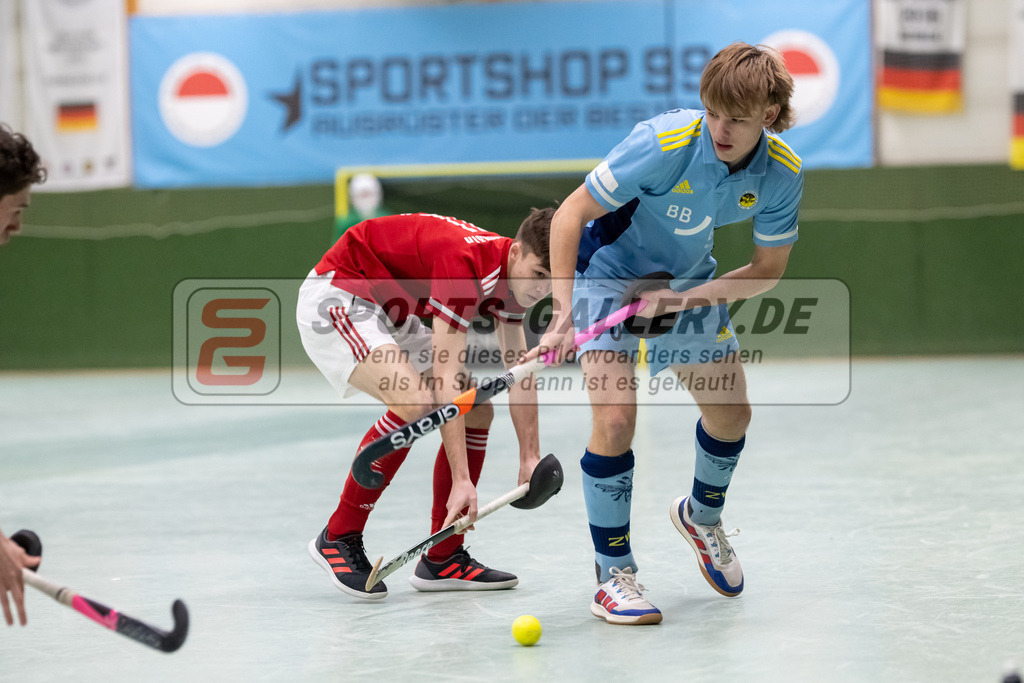 SFE_20230305_0018 | Deutsche Meisterschaft Männliche U16 Halle 2023 am 05.03.2023 in Köln (KTHC Stadion Rot-Weiss Köln Tennis and Hockey Club), Photo: Stephan Fehrmann 2022 (Sports-Gallery)