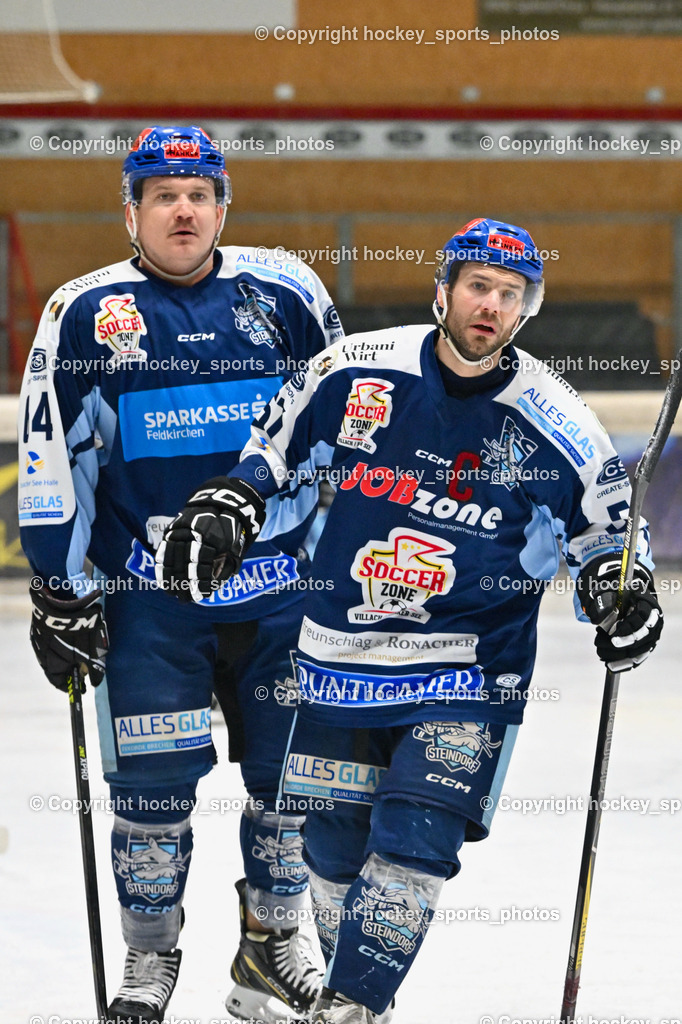 EC Spittal Hornets vs. ESC Steindorf 10.2.2024 | #64 Stichauner Fabian, #57 Wilfan Franz