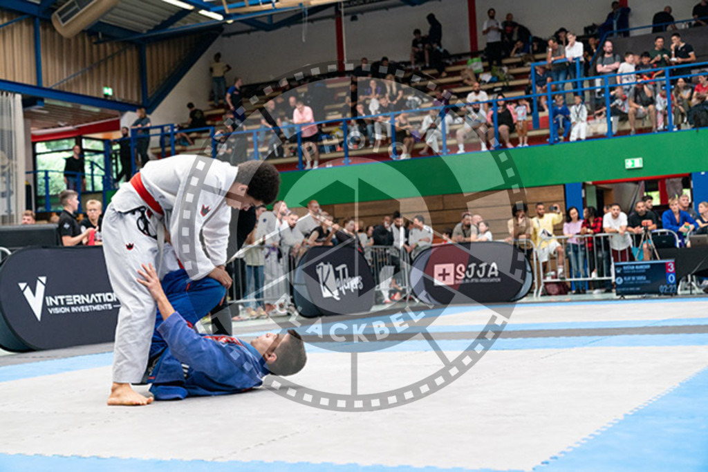 20230826PBB55718 | Fighters compete during the AJP INTLPRO BJJ and grappling competition in Hamburg, Germany, on August 26 2023.