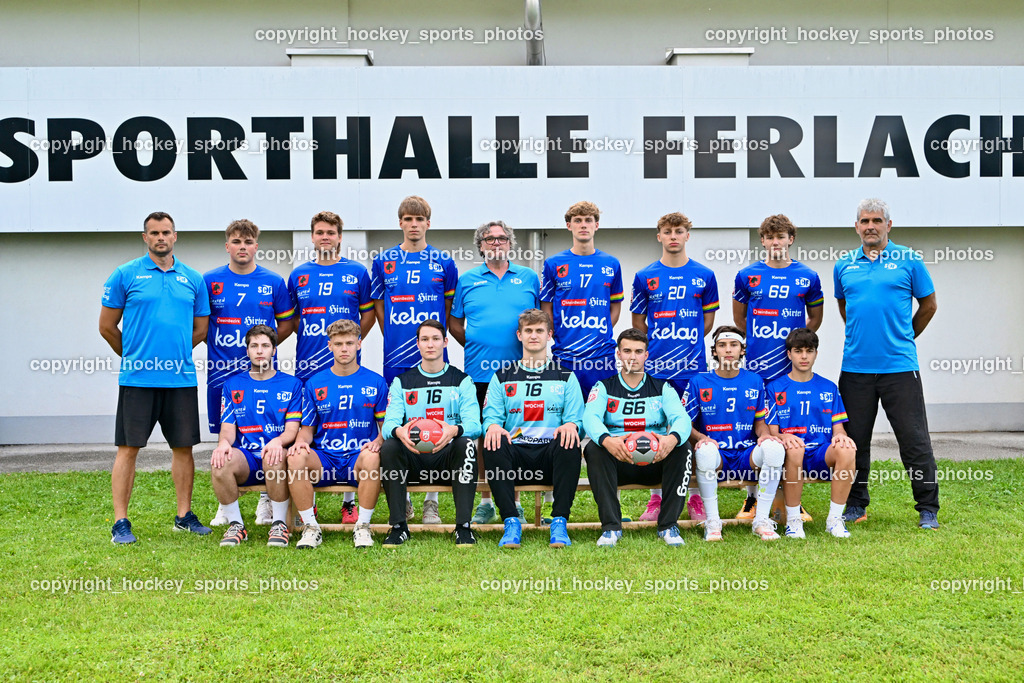 SC Ferlach Media Day | Mannschaftsfoto SC Ferlach Future Team , SC Ferlach Media Day, SC Ferlach Media Day am 19.08.2024 in Ferlach (Ballspielhalle Ferlach), Austria, (Photo by Bernd Stefan)
