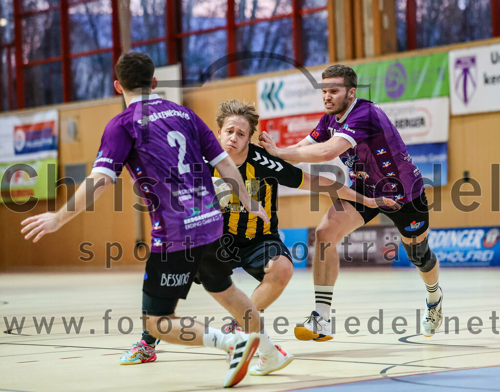 2023-12-16_031_SpVgg_Altenerding_gegen_HF_Scheyern | Erding, Deutschland, 16.12.2023:
Handball, Bezirksoberliga Männer 2023 / 2024, 11. Spieltag, SpVgg Altenerding gegen HF Scheyern, Endergebnis: 33:21

Foto: Christian Riedel / fotografie-riedel.net