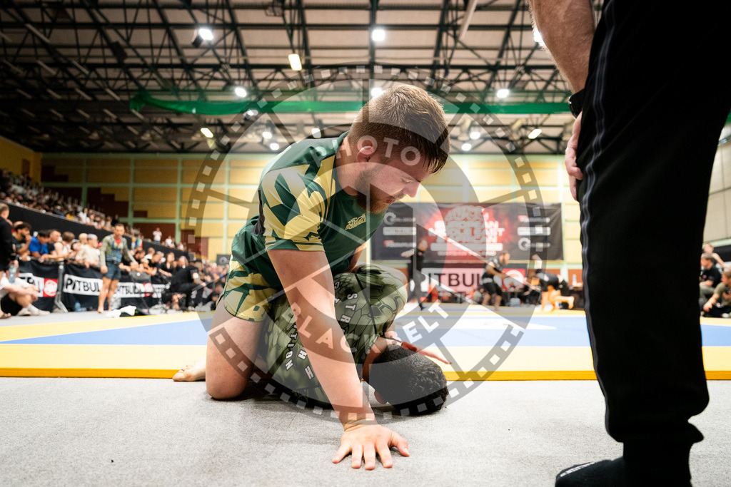 20250906PBB2318 | Fighters compete during the ADCC European Trials  competition in Warsaw, Poland, on September 6, 2025.