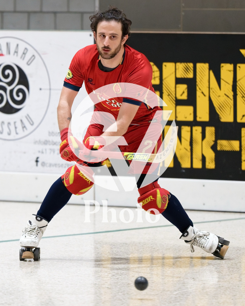 LNA - Geneve RHC v RC Biasca |  during the LNA match between Geneve RHC and RC Biasca at Centre Sportif Queue D'Arve in Geneve, Switzerland