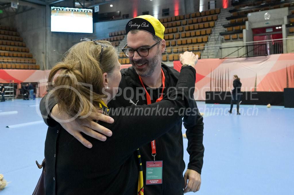 Zug United vs HC Rychenberg - 22. February 2025 | Zug United vs HC RychenbergSporthalle Wankdorf, BernMario Kradolfer (Geschäftsführer HC Rychenberg).Bild: Sportfotografie Markus Aeschimann | www.markus-aeschimann.ch - Realisiert mit Pictrs.com
