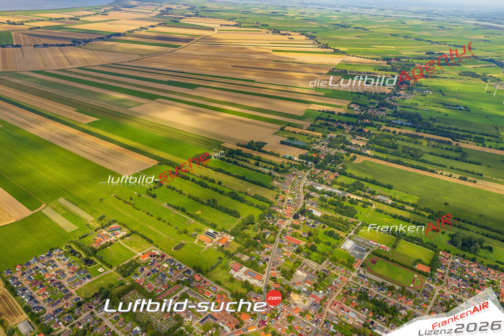 Luftbild Vs Google Maps  Bunderhee Steinhausstraße  Bunde -Das Luftbild wurde 2025 vom UL-Flugzeug heraus erstellt ( keine Drohnenluftbilder ) - Hochauflösende Luftaufnahme -Nicht vergleichbar mit Google Maps oder Satelittenbilder- Die Geschenkidee !Mit Lizenz und Bildrechte bestellbar