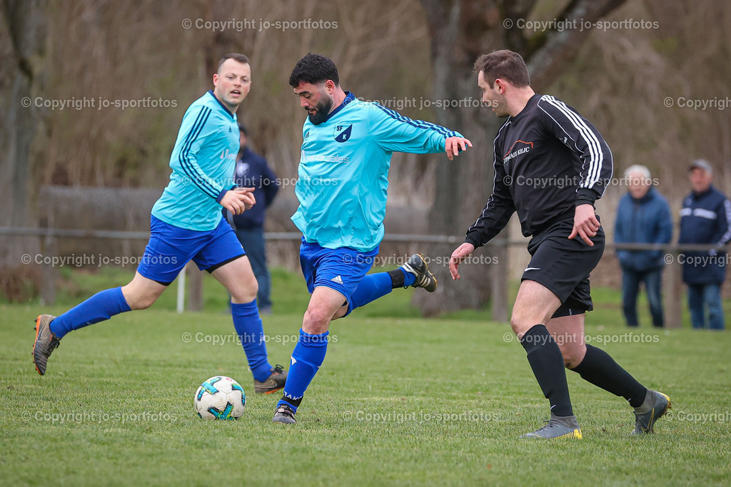 BQ3I6231 | 06.04.2023; Kreisliga B Wetzlar; Rasenplatz Katzenfurt; SF Katzenfurt - SG Biskirchen/Ulmtal; Ergebnis: 6:0 (2:0)