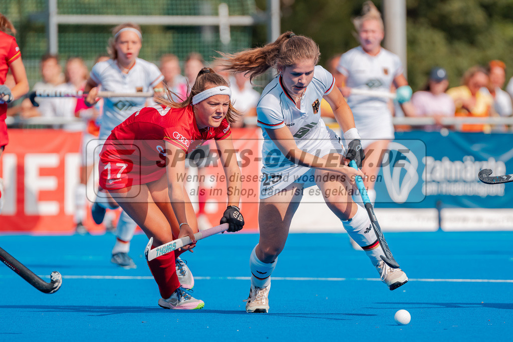 HK_20230716_103016 | Euro Hockey WU18 Girls Finale Belgium vs Germany Championship Girls &amp; Boys am 16.7.2023 CHTC , Krefeld ,