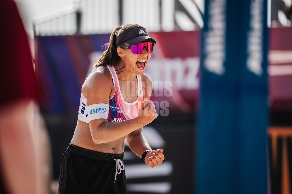 Beachvolleyball | Frauen | Allianz German Beach Tour 2025 | Tourstop Bremen | 14.06.2025 | Leonie Klinke jubelt