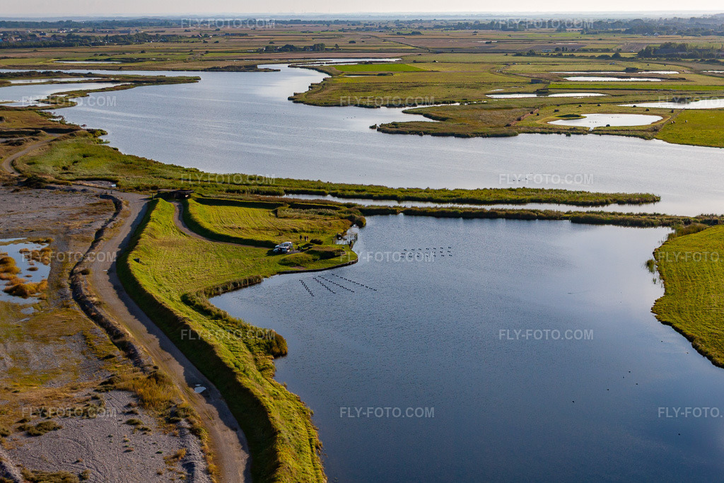 Aerial view: Course du Montmignon in Cayeux-sur-Mer in the state Somme, France.Photo: IMG_70898.jpg taken on 08/24/2014 by Werner Riehm/FLY-FOTO.comResolution of the original: 4582 x 3055 px