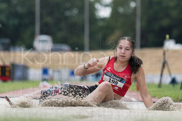 Para Heimspiel 7.0; Leverkusen, 18.07.2026 | LEVERKUSEN, GERMANY - JULY 18, 2026 : Sophie Spack (SUI/Schweiz) competing in the long jump during the Para Heimspiel 7.0 at Fritz Jacobi Sports Complex on July 18, 2026 in Leverkusen, Germany.