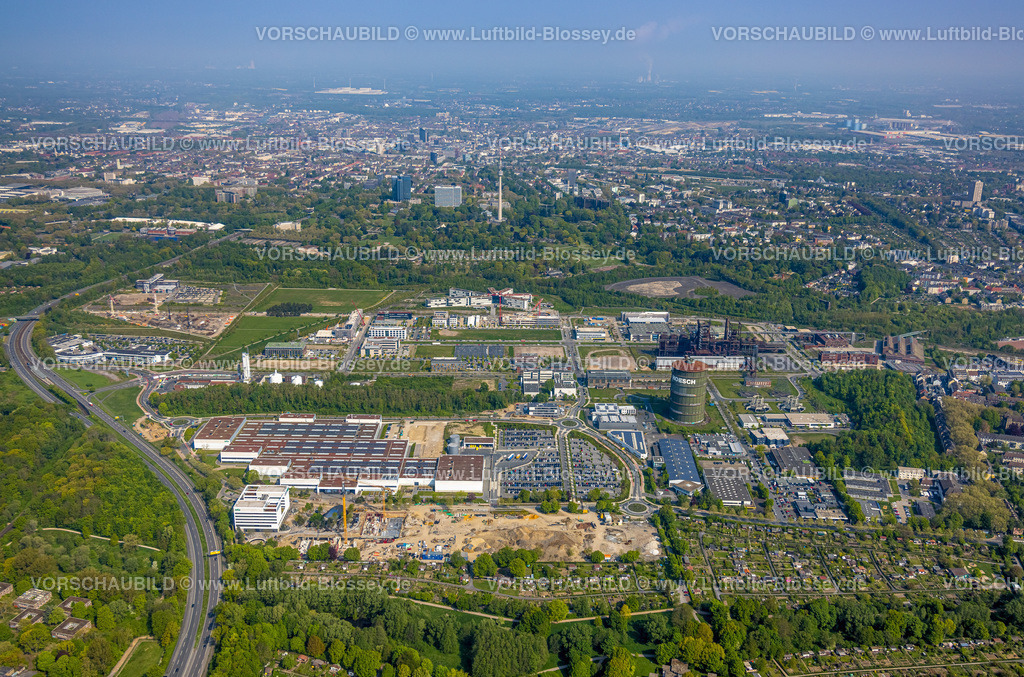 Dortmund220500400PhoenixWest | Luftbild von PHOENIX West , ehemaliges Stahlwerk Phoenix, ZfP – Zentrum für Produktionstechnologie Dortmund , MST: MST.factory dortmund,  Hörde, Dortmund, Ruhrgebiet, Nordrhein-Westfalen, Deutschland 