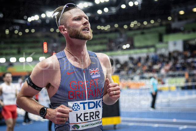 World Athletics Indoor Championships Kujawy Pomorze 26, 21.03.2026 | TORUN, POLAND - MARCH 21:  Josh KERR (GBR) competes in the men's 3000m during the World Athletics Indoor Championships Kujawy Pomorze 26 on day 2 / session 2 at Kujawsko-Pomorska Arena Torun on March 21, 2026 in Torun, Poland. 