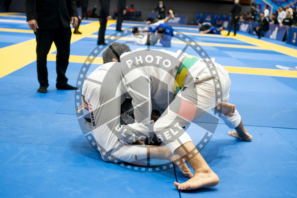 20240124PBB02371 | Fighters compete during the second day of the IBJJF European Championship in Paris, France, on January 24, 2024.