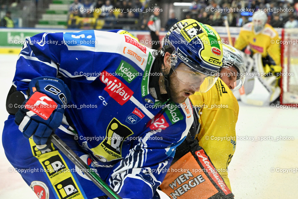 EC IDM WÄRMEPUMPEN VSV vs. Vienna Capitals | #8 Maximilian Rebernig EC VSV, EC IDM WÄRMEPUMPEN VSV vs. Vienna Capitals, EC IDM WÄRMEPUMPEN VSV vs. Vienna Capitals am 16.11.2025 in Villach (Stadthalle Villach), Austria, (Photo by Bernd Stefan)