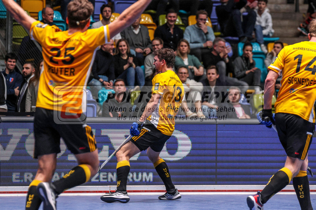 MJ_20230204-HTHC-MHC-M-44 | Tobias Hauke (Harvestehuder THC #13), Harvestehuder THC - Mannheimer HC am 4.2.2023 in der Ballsporthalle, Frankfurt am Main