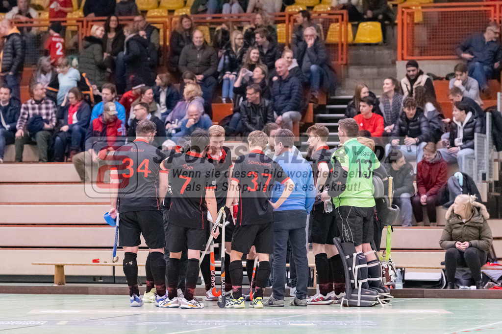 HK_20230113_102696 | 1. Bundesliga ( Halle ) Herren Crefelder HTC - DSD Düsseldorf am 13.1.2023 Crefelder HTC  ( CHTC ) Halle Glockenspitz , Krefeld ,