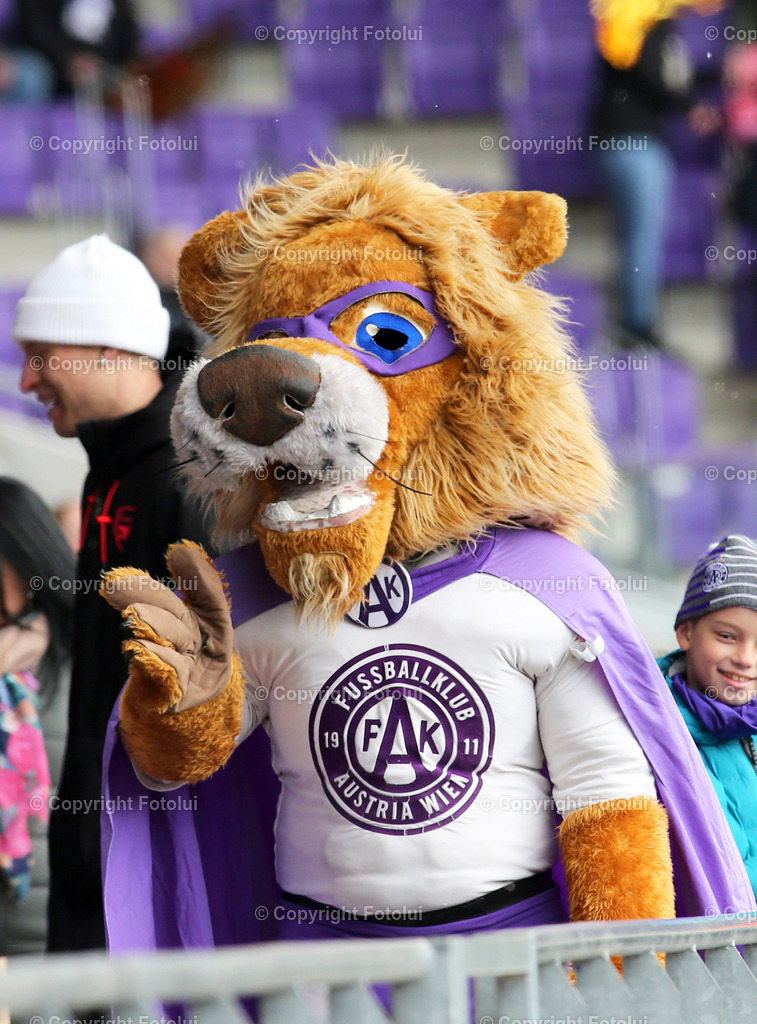 A_LUI_03042022_11 | SPORT,FUSSBALL,TIPICO BUNDESLIGA 03.04.2022 AUSTRIA WIEN-AUSTRIA KLAGENFURT,IM BILD: MASKOTTCHEN DER WIENER AUSTRIA I FOTO: FOTOLUI