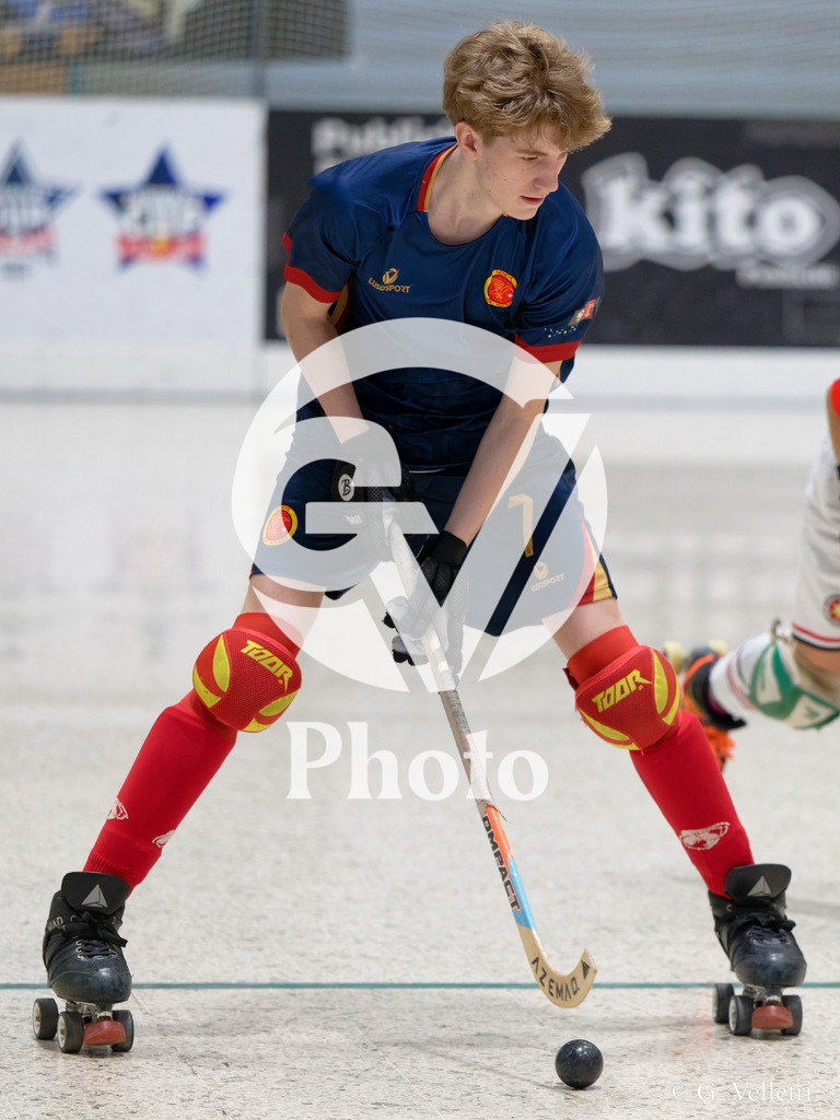 U17  - SC Thunerstern  v Geneve RHC A  |  during the U17  match between SC Thunerstern  and Geneve RHC A  at Centre sportif de la queue d'arve in Geneve, Switzerland
