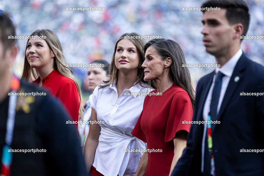 FOOTBALL : Argentine vs Espagne – Finale de la Coupe du Monde FIFA 2026. New York New Jersey Stadium, East Rutherford, New Jersey, États-Unis. 19/07/2026. | membres de la famille royale d'Espagne assistent à la finale de la Coupe du Monde de la FIFA 2026 entre l'Argentine et l'Espagne au New York New Jersey Stadium d'East Rutherford, New Jersey, États-Unis, le 19 juillet 2026.