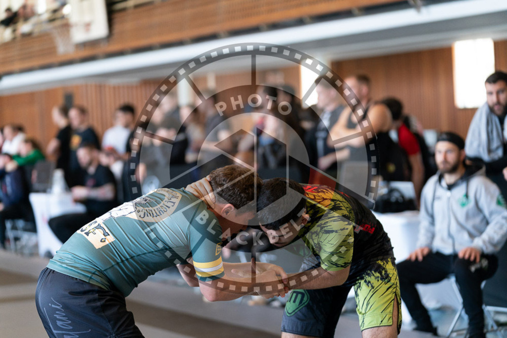 20250329PBB0662 | Fighters compete during the International Luta Livre (ILLCS) Germany IX Spring 2025 Competition spring on March 29, 2025 in Hannover, Germany.© Chiara Dazi