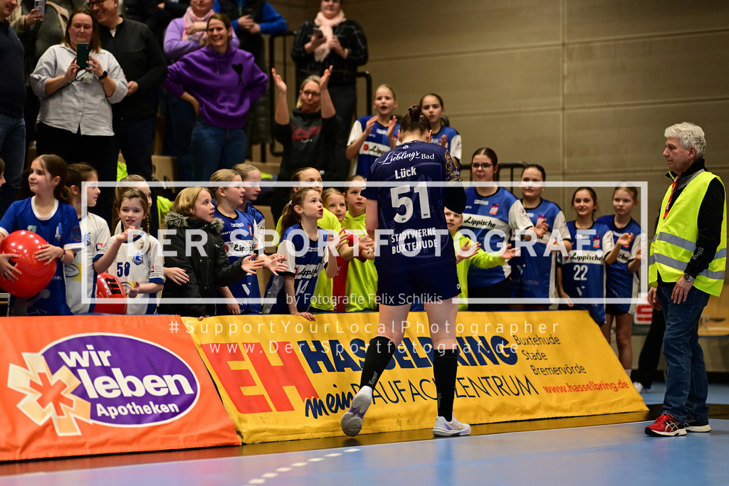 Handball I Frauen I Saison 2025-2026 I 1. HBF I 12. Spieltag I Buxtehuder SV - HSG Blomberg-Lippe I 02076 | Der Sportfotograf. - Realized with Pictrs.com