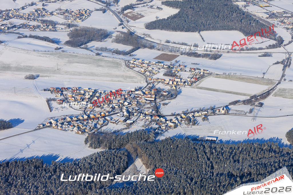Die Luftaufnahme Haig - Stockheim wurde vom UL-Flugzeug (keine Drohne) aus fotografiert.Hohe Druck- Auflösung-die Geschenkidee!