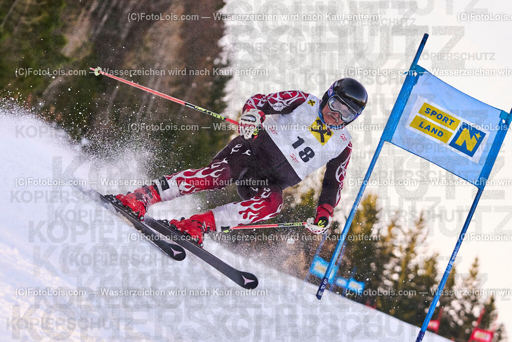 ALP0298_MastersCup-RTL-I_LKHF_Buechsenmeister Rudolf | NÖ Raiffeisen MastersCup, Jugend - Damen - Herren, Riesentorlauf-Rennen 1 auf der Fuchswaldpiste, durchführender Verein: Schiklub Lackenhof, So 9. Februar 2025.