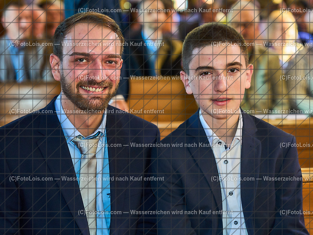 ALP0487_PfarrFirmung Wieselburg_Firmling-PateIn | (C)FotoLois.com, Alois Spandl, Firmung in der Pfarrkirche Wieselburg mit Generalvikar Dr. Christoph Weiss, Dechant Pfarrer Daniel Kostrzycki und Monignore Franz Dammerer, Sa 15. Juni 2024.