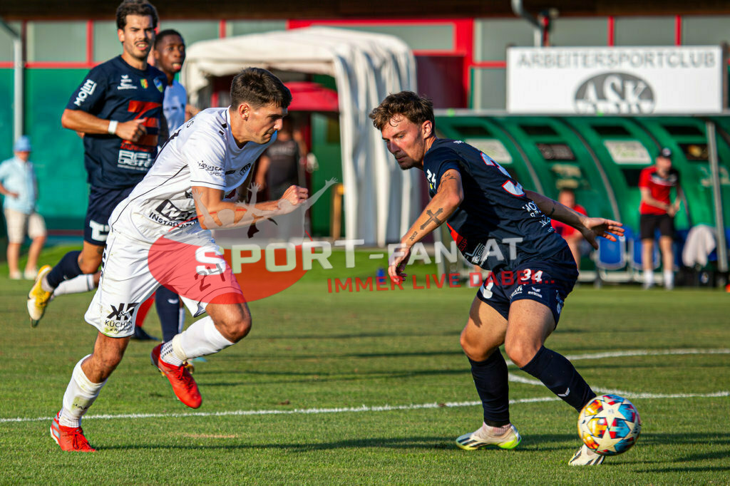 ASK Klagenfurt - SV Wallern, Regionalliga Mitte |  ASK Klagenfurt - SV Wallern am 26.08.2023 in Klagenfurt
(ASK Sportzentrum Fischl), Austria, (Photo by Ernst Krawagner sport-fan.at) - Realisiert mit Pictrs.com