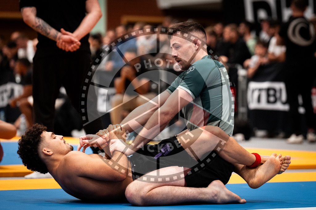 20250906PBB0181 | Fighters compete during the ADCC European Trials  competition in Warsaw, Poland, on September 6, 2025.