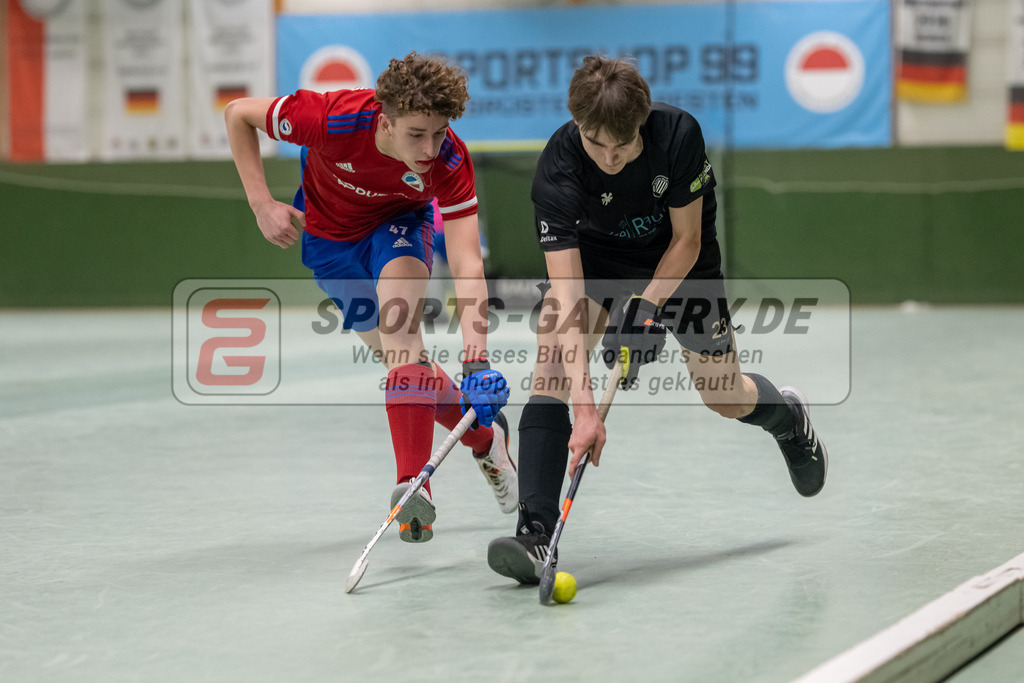 SFE_20230304_0041 | Deutsche Meisterschaft Männliche U16 Halle 2023 am 04.03.2023 in Köln (KTHC Stadion Rot-Weiss Köln Tennis and Hockey Club), Photo: Stephan Fehrmann 2022 (Sports-Gallery)