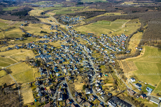 Wenden250307207Altenhof | Luftbild, Wohngebiet Ortsansicht Ortsteil Schönau, Altenhof, Wenden, Sauerland, Nordrhein-Westfalen, Deutschland