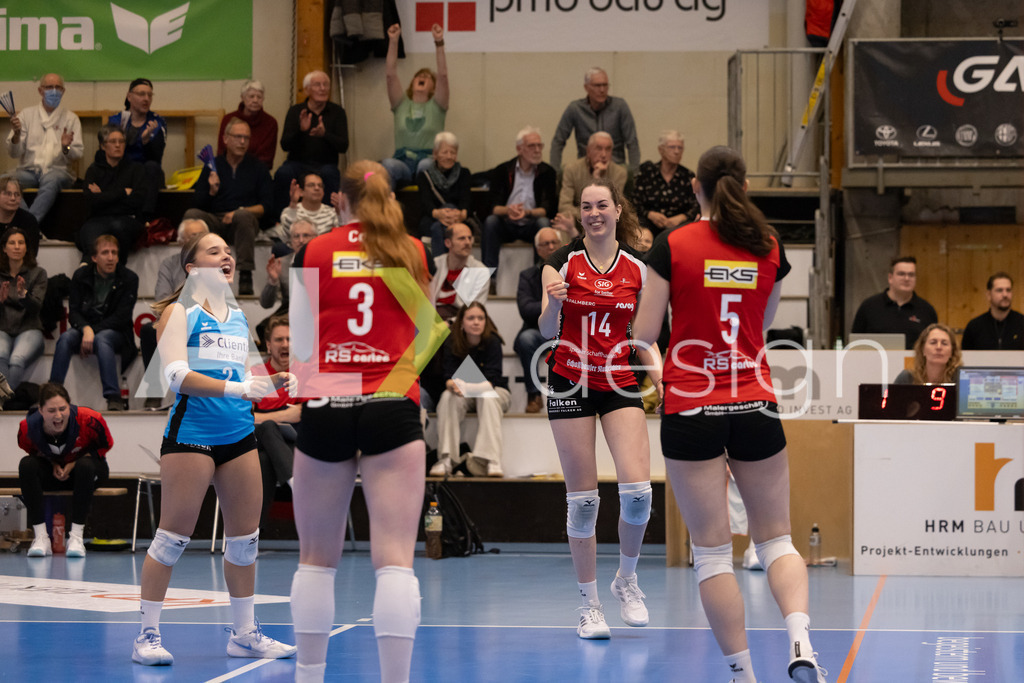 Volleyball I Frauen I Saison 2025-2026 I Volleyball NLA | Women I 1/2 Finals I  VC Kanti Schaffhausen - Sm'Aesch Pfeffingen I 18.03.2026 | 14 Josipa Marković (HR) (VC Kanti Schaffhausen) – Aussen - Realisiert mit Pictrs.com