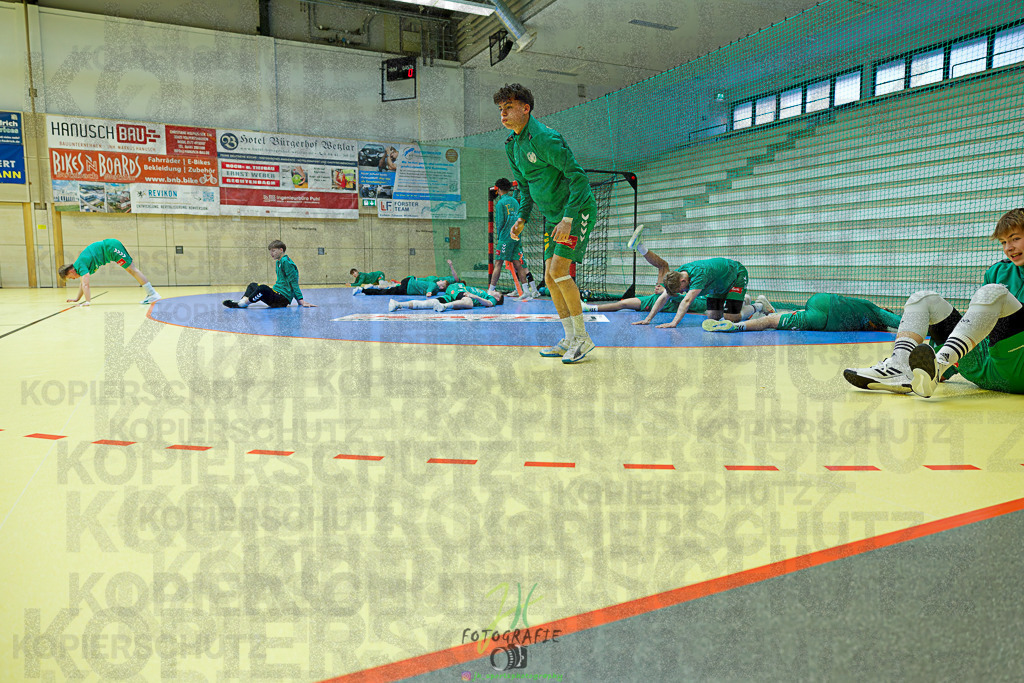 mJB Pokalrunde dt. Meisterschaft, TV Hüttenberg - TSV GWD Minden | mJB Pokalrunde dt. Meisterschaft, TV Hüttenberg - TSV GWD Minden am 15.03.2025 in Münchholzhausen (Sporthalle Münchholzhausen)Photo © 2025 - Jörg Heinrich - Realisiert mit Pictrs.com