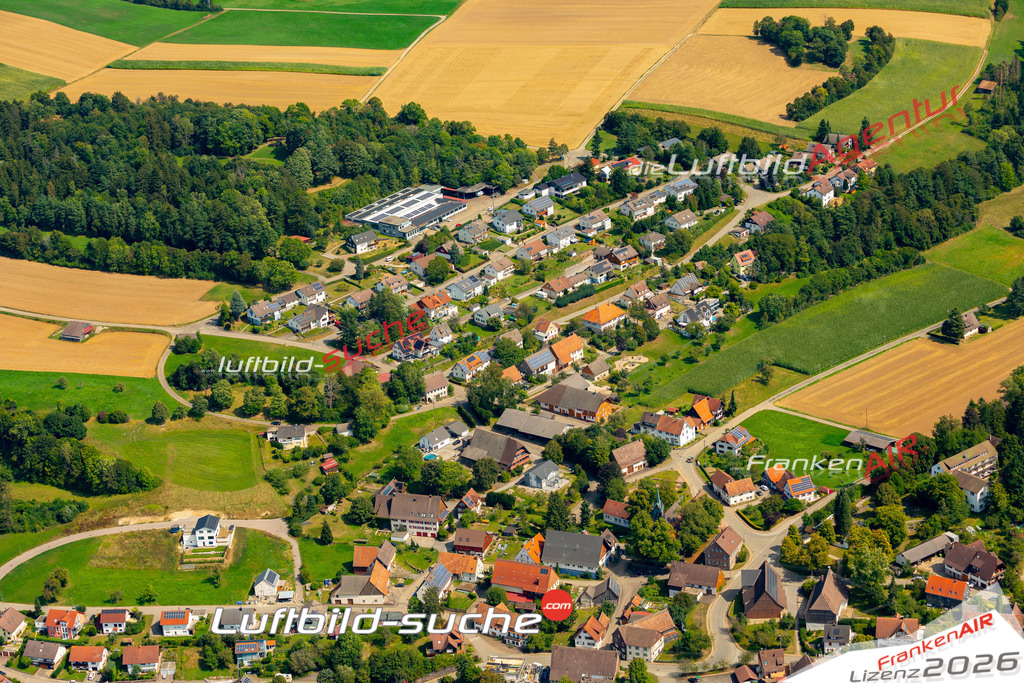 Das Luftbild zeigt : Fürnsal Dornhan - Die Luftaufnahme wurde 2024 vom UL-Flugzeug aus erstellt ( keine Drohne ) - Hochauflösende Luftaufnahme - Für grossformatige Ausdrucke geeignet. Die Geschenkidee !Mit Lizenz und Bildrechte bestellbar