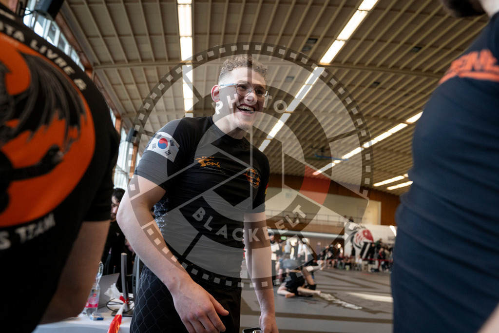 20240309PBB7107 | Fighters compete during the International Luta Livre (ILLCS) Spring Championship in Hannover, Germany, on March 9, 2024.