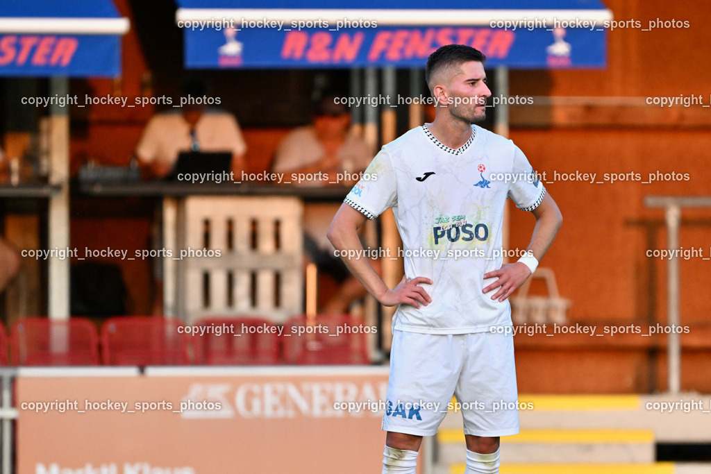 SAK vs. SV Dellach Gail | #7 Hrvoje Jakovljevic SAK, SAK vs. SV Dellach Gail, SAK vs. SV Dellach Gail am 14.08.2025 in Klagenfurt (Sportpark Welzenegg), Austria, (Photo by Bernd Stefan)