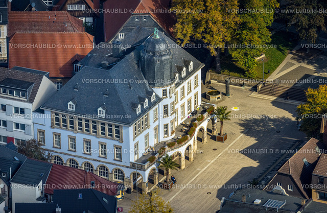 Menden220901376 | Luftbild, Altes Rathaus, Menden, Ruhrgebiet, Nordrhein-Westfalen, Deutschland