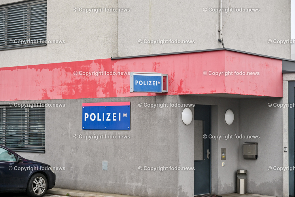 Steyregg_ 28.12.2023-29 | 28.12.2023, Steyregg, AUT, Steyregg, im Bild Polizeiinspektion Steyregg, Schild Tafel, Polizei